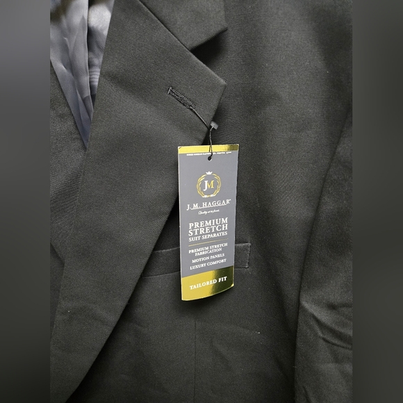 54R Haggar Men's Premium Tailored Fit Solid Suit Separates Jacket NWT - Picture 2 of 13